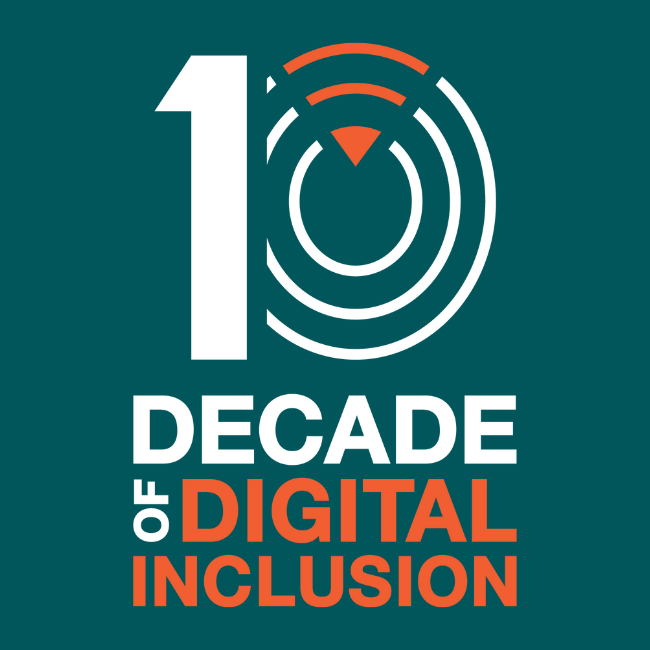 Decade of digital inclusion logo